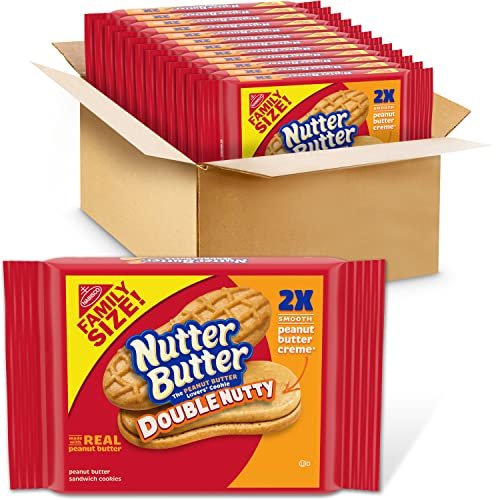 Nutter Butter Double Nutty | Extra Peanut Butter Sandwich Cookies
