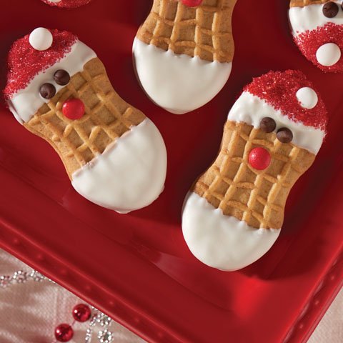 Nutter Butter Santa Cookies | Christmas Santa Treats